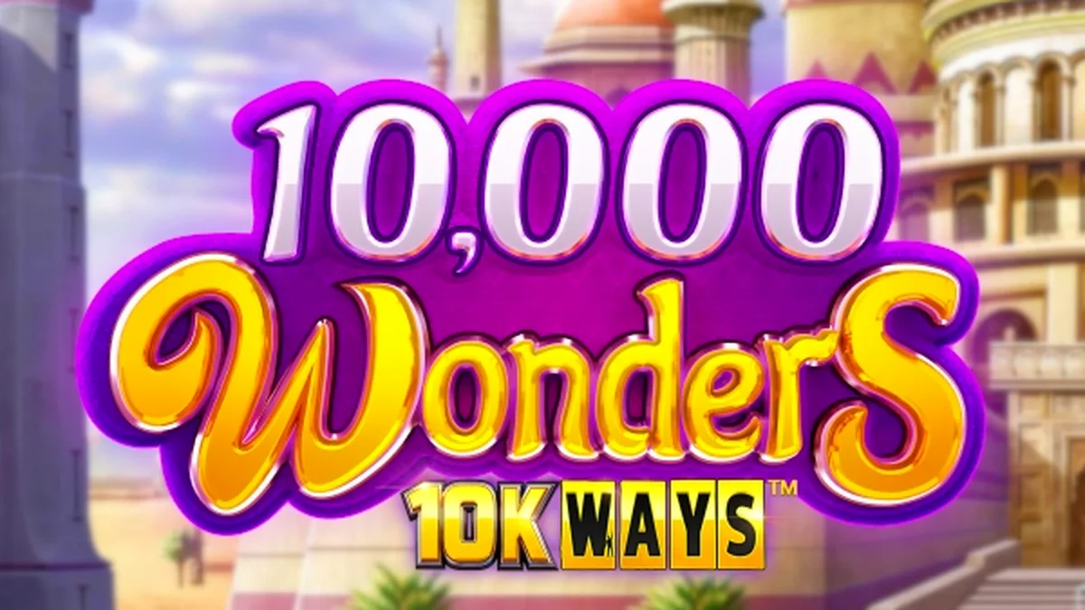 Cenário mágico e vibrante do slot 10,000 Wonders 10K Ways com elementos de fantasia