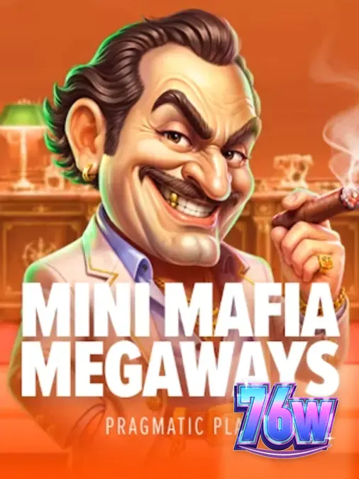 Interface do jogo de slot Mini Mafia Megaways com elementos temáticos de máfia